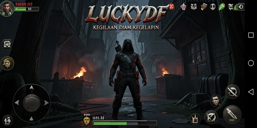 Gameplay menegangkan di dunia Horror LUCKYDF.