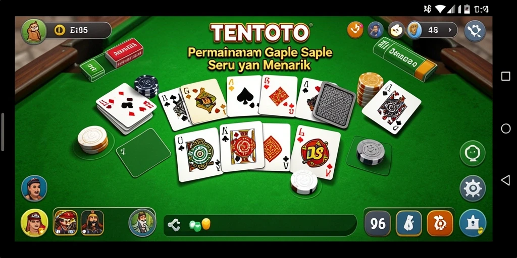 Tampilan gameplay seru dan menarik dari TENTOTO yang menggugah semangat